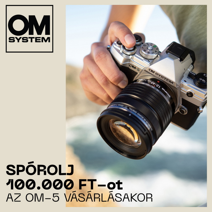 Tavaszi történetek képekben! Vásárolj most OM System OM-5 fényképezőgépet 100.000.-Ft kedvezménnyel!
