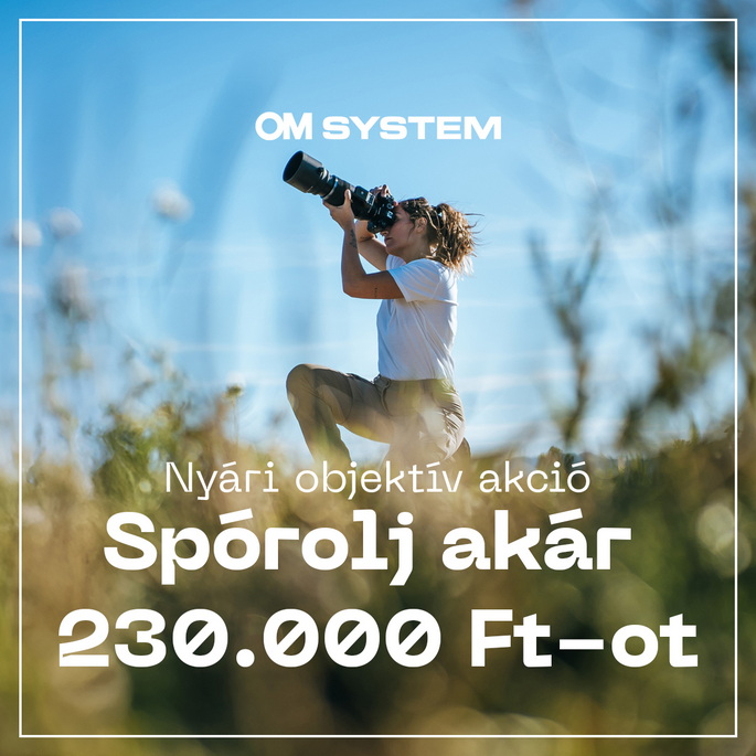OM System nyári objektív promóció