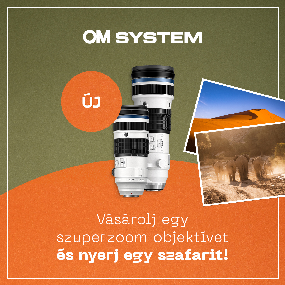 M.Zuiko 50–200mm objektív akció
