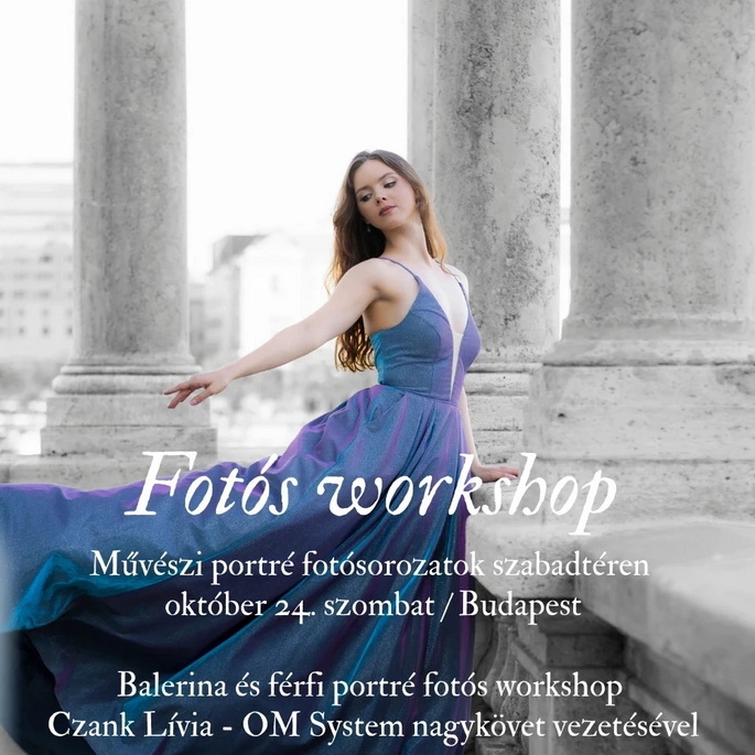 Balett és művészi férfi portré workshop Czank Líviával
